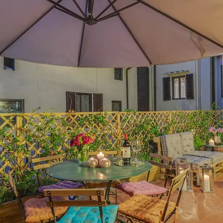 Daire Borgo San Lorenzo Terrace Floransa